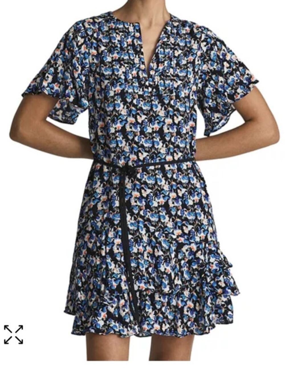 Reiss Dress Lulu Floral print minidress size 4